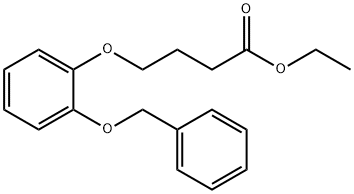 Butanoic acid, 4-[2-(phenylmethoxy)phenoxy]-, ethyl ester
 Structural