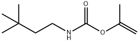 prop-1-en-2-yl 3,3-dimethylbutylcarbamate Structural