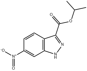 Isopropyl 6-nitro-1H-indazole-3-carboxylate Structural