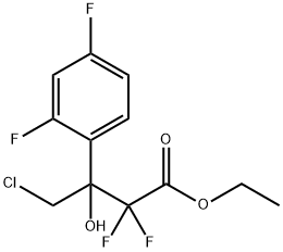 ethyl 4-chloro-3-(2,4-difluorophenyl)-2,2-difluoro-3-hydroxybutanoate(WXG01926) Structural