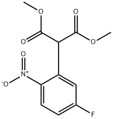 Dimethyl 2-(5-Fluoro-2-Nitrophenyl)Malonate Structural