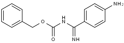 benzyl (4-aminophenyl)(imino)methylcarbamate Structural