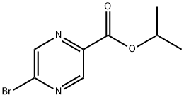 isopropyl 5-bromopyrazine-2-carboxylate Structural