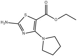 ethyl 2-amino-4-(pyrrolidin-1-yl)thiazole-5-carboxylate Structural