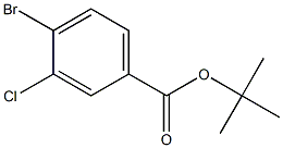 tert-butyl 4-bromo-3-chlorobenzoate Structural