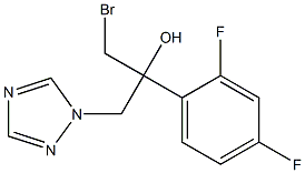 (2RS)-1-bromo-2-(2,4-difluorophenyl)-3-(1H-1,2,4-triazol-1-yl)propan-2-ol Structural