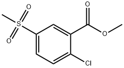methyl 2-chloro-5-(methylsulfonyl)benzoate Structural