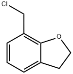 Benzofuran, 7-(chloromethyl)-2,3-dihydro-
 Structural
