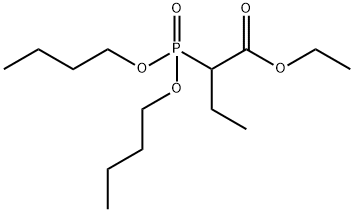 Dibutyl [1-(ethoxycarbonyl)propyl]phosphonate Structural