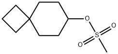 Spiro[3.5]nonan-7-ol, 7-methanesulfonate Structural