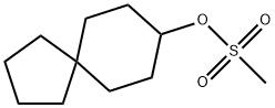 Spiro[4.5]decan-8-ol, 8-methanesulfonate Structural