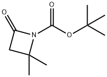 tert-butyl 2,2-dimethyl-4-oxoazetidine-1-carboxylate Structural
