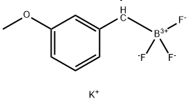 Potassium Trifluoro(3-methoxybenzyl)borate Structural