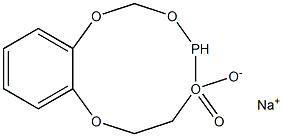 sodium 2,3,7,8-tetrahydrobenzo[g][1,3,6,9,2]tetraoxaphosphacycloundecin-5-olate 5-oxide Structural