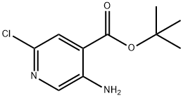 tert-Butyl 5-amino-2-chloroisonicotinate Structural