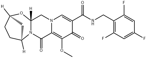 (2R,5S,13aR)-8-methoxy-7,9-dioxo-N-(2,4,6-trifluorobenzyl)-2,3,4,5,7,9,13,13a-octahydro-2,5-methanopyrido[1',2':4,5]pyrazino[2,1-b][1,3]oxazepine-10-carboxamide Structural