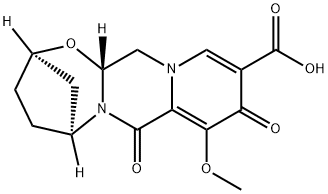 (2R,5S,13aR)-8-methoxy-7,9-dioxo-2,3,4,5,7,9,13,13a-octahydro-2,5-methanopyrido[1',2':4,5]pyrazino[2,1-b][1,3]oxazepine-10-carboxylic acid Structural