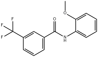 N-(2-methoxyphenyl)-3-(trifluoromethyl)benzamide Structural