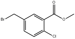 Methyl 5-bromomethyl-2-chlorobenzoate Structural