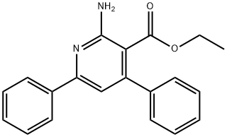 ethyl 2-amino-4,6-diphenylnicotinate Structural