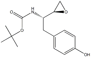 tert-butyl ((S)-2-(4-hydroxyphenyl)-1-((S)-oxiran-2-yl)ethyl)carbamate(WXG00289) Structural