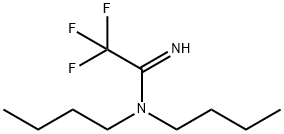 N,N-Dibutyl-2,2,2-trifluoroacetimidamide Structural