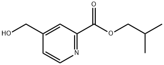 isobutyl 4-(hydroxymethyl)picolinate Structural