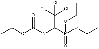 ethyl (2,2,2-trichloro-1-(diethoxyphosphoryl)ethyl)carbamate Structural