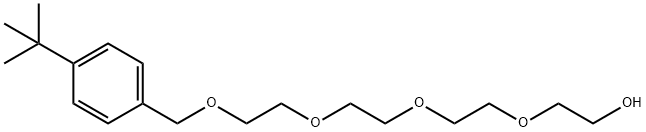 Tetraethylene glycol  mono4- tertbutyl benzyl ether Structural