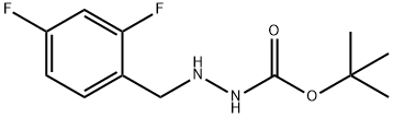 tert-Butyl 2-(2,4-difluorobenzyl)hydrazinecarboxylate Structural