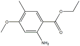 Ethyl 2-amino-4-methoxy-5-methylbenzoate Structural