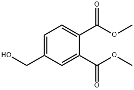 dimethyl 4-(hydroxymethyl)benzene-1,2-dioate Structural