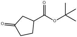 tert-butyl 3-oxocyclopentanecarboxylate Structural