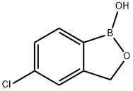 5-Chloro-1,3-dihydro-1-hydroxy-2,1-benzoxaborole Structural