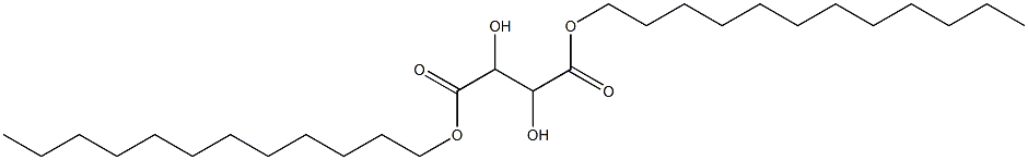 didodecyl 2,3-dihydroxysuccinate Structural