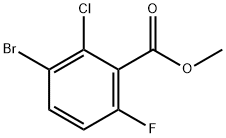 Methyl3-bromo-2-chloro-6-fluorobenzoate Structural