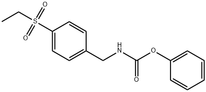 Phenyl 4-(Ethylsulfonyl)Benzylcarbamate Structural