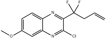 3-chloro-2-(1,1-difluorobut-3-enyl)-6-methoxyquinoxaline