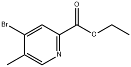 Ethyl 4-bromo-5-methylpicolinate Structural