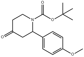 Tert-Butyl 2-(4-Methoxyphenyl)-4-Oxopiperidine-1-Carboxylate