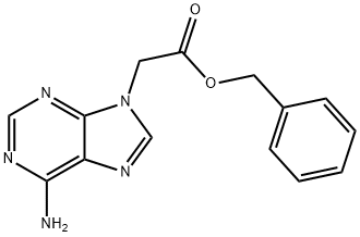 Benzyl 6-amino-9H-purine-9-acetate Structural