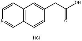 Isoquinolin-6-yl-acetic acid hydrochloride Structural
