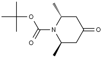 trans-2,6-Dimethylpiperidin-4-one,N-BOCprotected