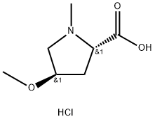 L-Proline, 4-methoxy-1-methyl-, trans- hydrochloride Structural