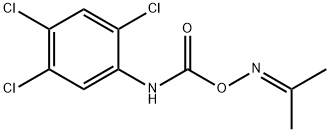 O-(N-(2,4,5-TRICHLOROPHENYL)CARBAMOYL)ACETONE OXIME Structural