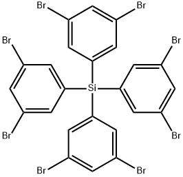 Silane, tetrakis(3,5-dibromophenyl)- (8CI,9CI) Structural