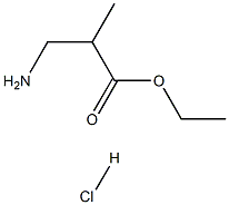 ethyl 3-amino-2-methylpropanoate hydrochloride Structural