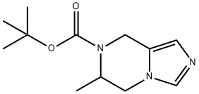 tert-butyl 6-methyl-5,6-dihydroimidazo[1,5-a]pyrazine-7(8H)-carboxylate Structural