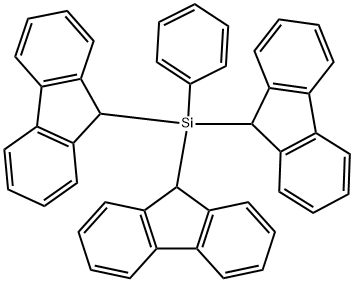 PHENYLTRIS(9-FLUORENYL)SILANE Structural