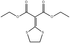 diethyl 2-(1,3-dithiolan-2-ylidene)malonate Structural